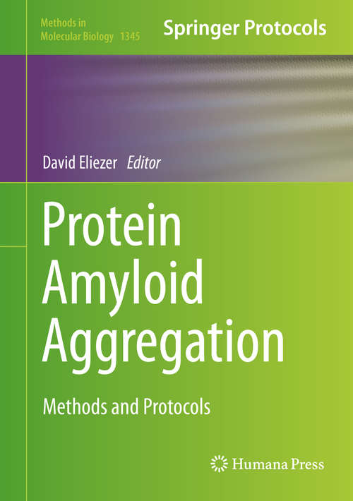 Book cover of Protein Amyloid Aggregation
