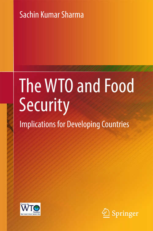 Book cover of The WTO and Food Security