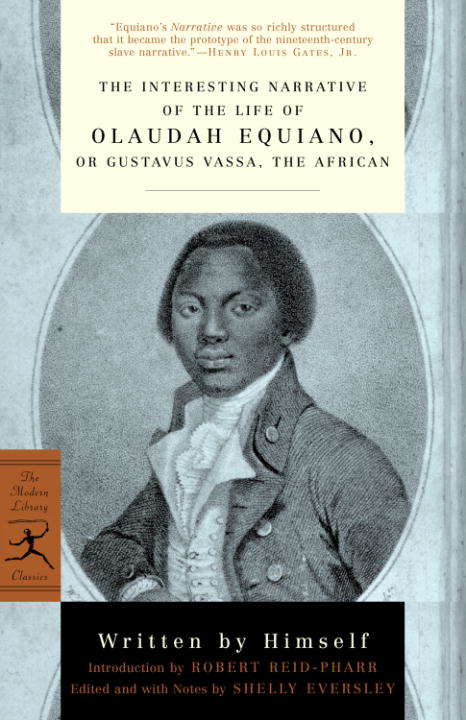 Book cover of The Interesting Narrative of the Life of Olaudah Equiano