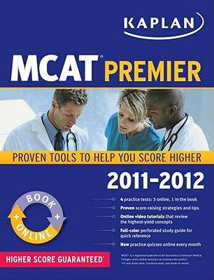 Book cover of Kaplan Mcat Premier 2011-2012