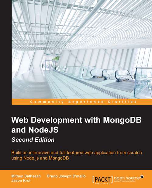 Book cover of Web Development with MongoDB and NodeJS - Second Edition