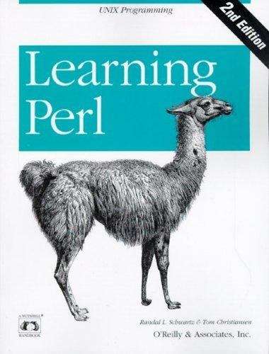 Book cover of Learning Perl, 2nd Edition