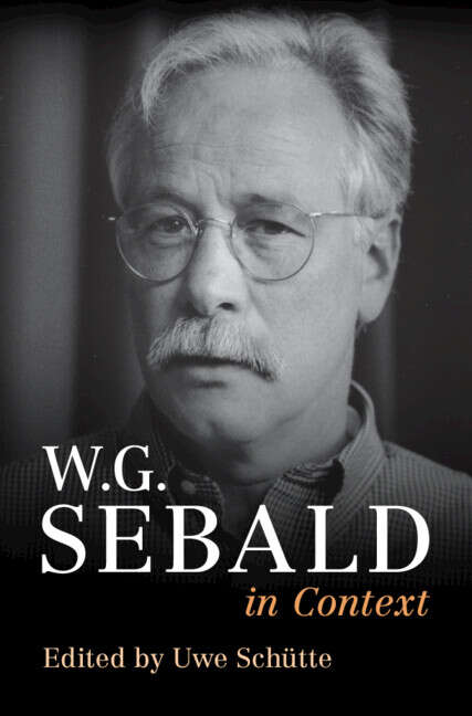 Book cover of W. G. Sebald in Context (Literature in Context)