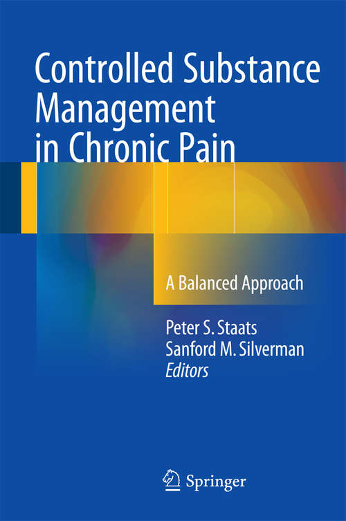 Book cover of Controlled Substance Management in Chronic Pain