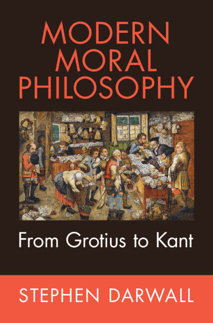 Book cover of Modern Moral Philosophy: From Grotius to Kant