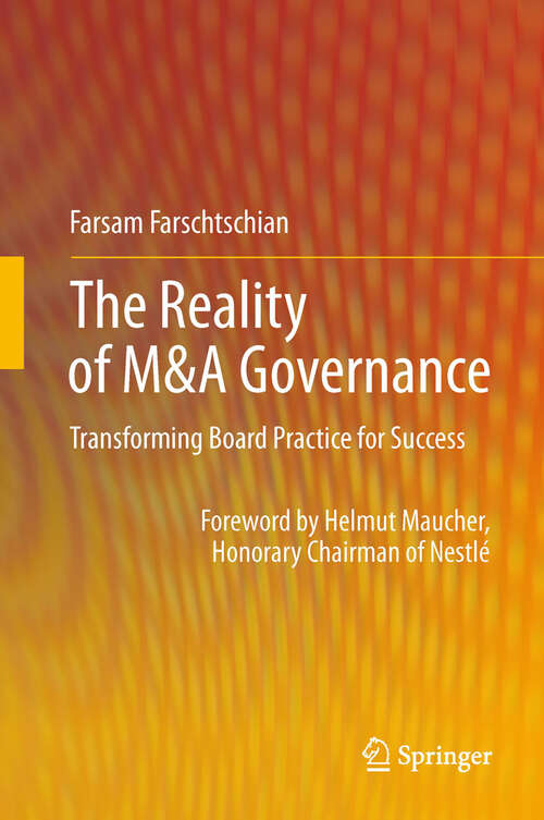 Book cover of The Reality of M&A Governance