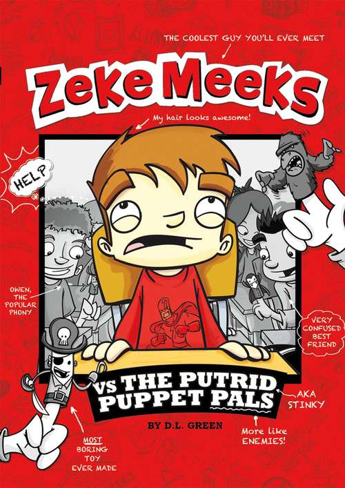 Book cover of Zeke Meeks vs. the Putrid Puppet Pals