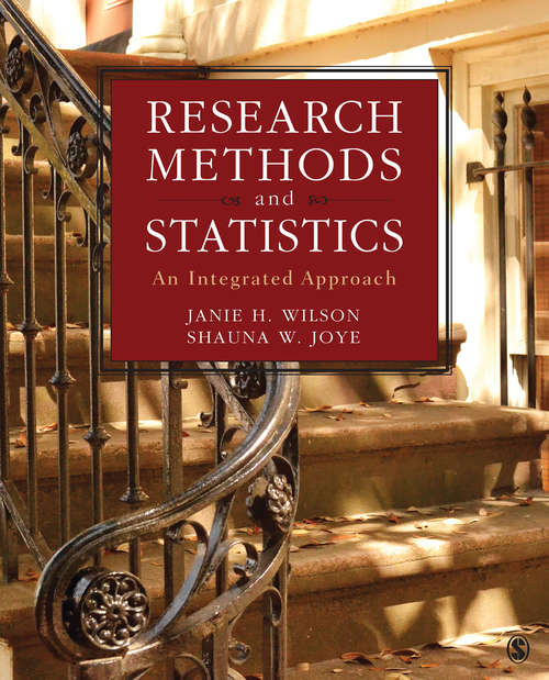 Book cover of Research Methods and Statistics: An Integrated Approach