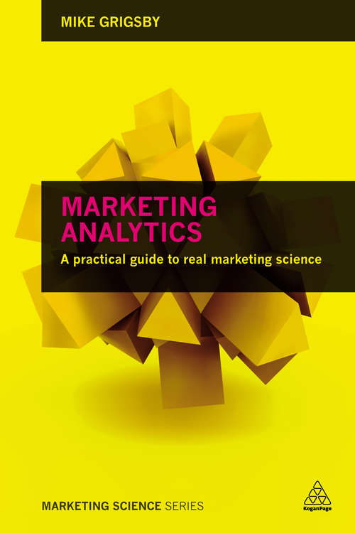 Book cover of Marketing Analytics