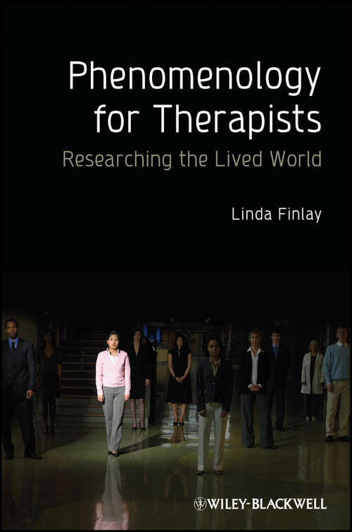 Book cover of Phenomenology for Therapists