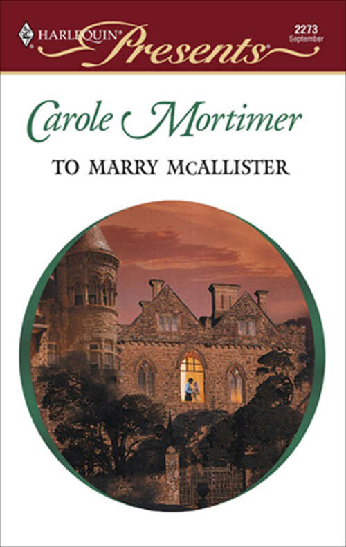 Book cover of To Marry McAllister