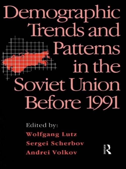 Book cover of Demographic Trends and Patterns in the Soviet Union Before 1991