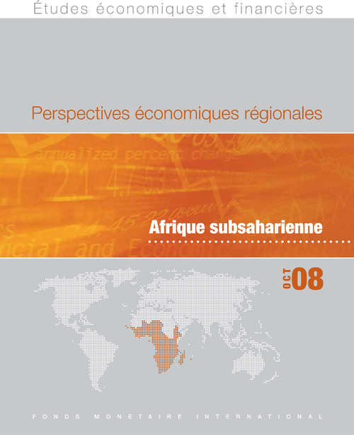 Book cover of Perspectives économiques régionales: Afrique subsaharienne, October 2008