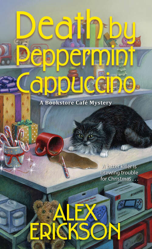 Book cover of Death by Peppermint Cappuccino (A Bookstore Cafe Mystery #12)