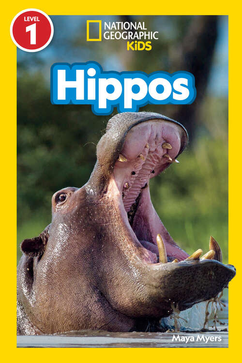 Book cover of Hippos (National Geographic Readers)