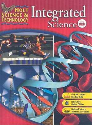 Book cover of Holt Science & Technology: Integrated Science Level Red
