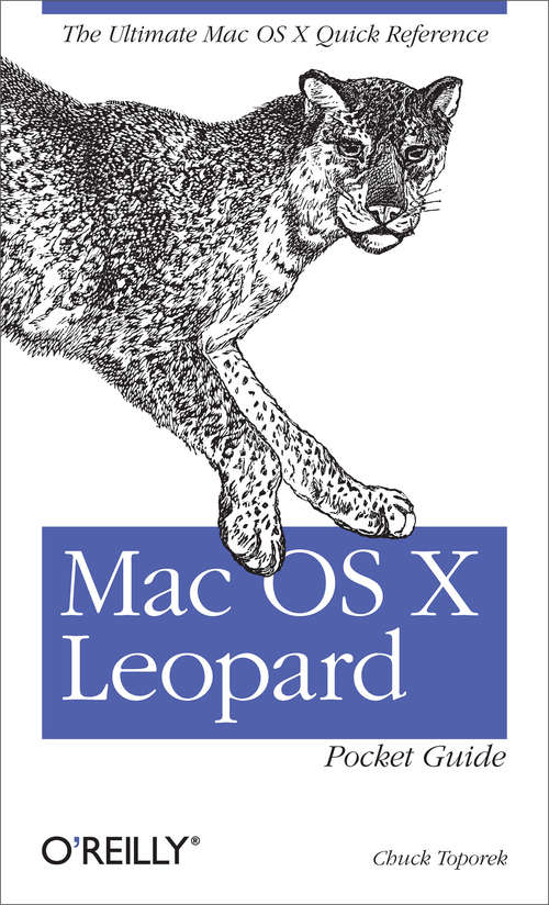 Book cover of Mac OS X Leopard Pocket Guide