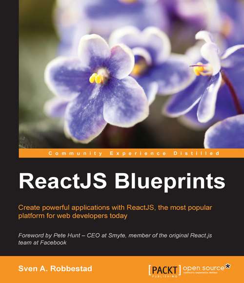 Book cover of ReactJS Blueprints