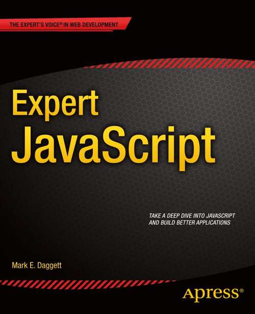 Book cover of Expert JavaScript