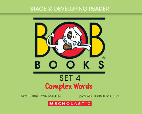 Book cover of Bob Books - Complex Words | Phonics, Ages 4 and up, Kindergarten, First Grade: Complex Words (Bob Books)