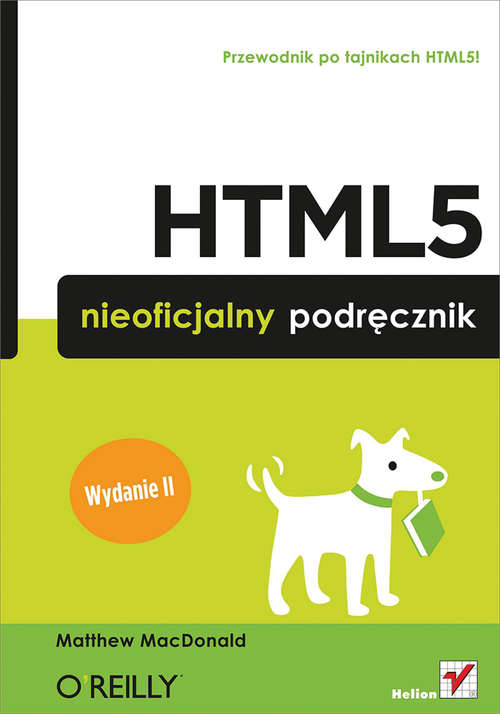 Book cover of HTML5. Nieoficjalny podr?cznik. Wydanie II