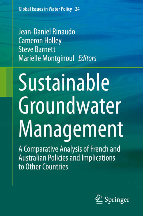 Cover image of Sustainable Groundwater Management