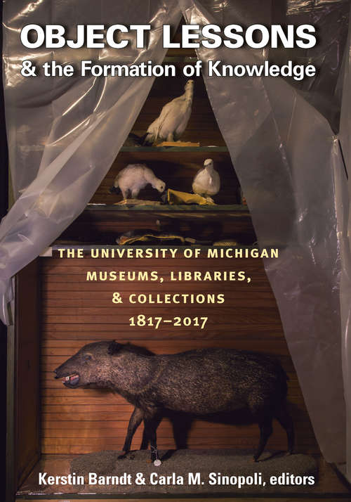Book cover of Object Lessons and the Formation of Knowledge: The University of Michigan Museums, Libraries, and Collections 1817–2017