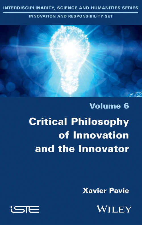 Book cover of Responsible Innovation: Philosophy as a Way of Life to Understand