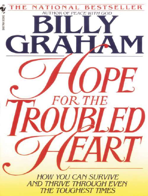 Book cover of Hope for the Troubled Heart: Finding God in the Midst of Pain