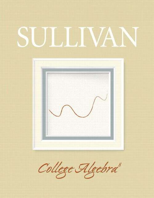 Book cover of College Algebra (8th edition)