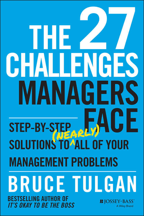 Book cover of The 27 Challenges Managers Face