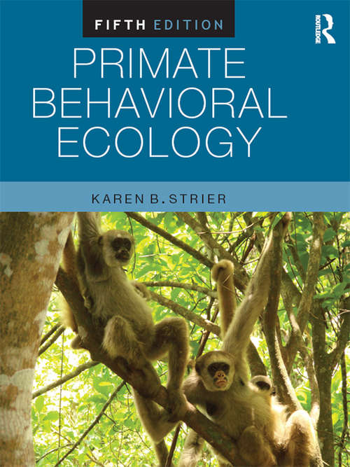 Book cover of Primate Behavioral Ecology