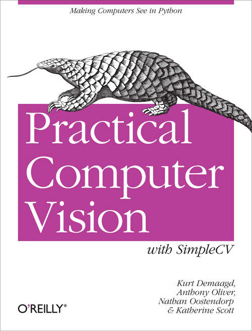Book cover of Practical Computer Vision with SimpleCV