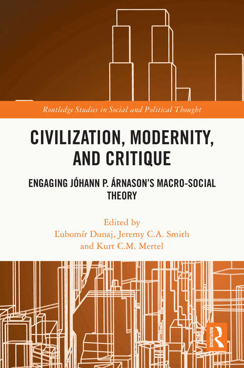 Cover image of Civilization, Modernity, and Critique