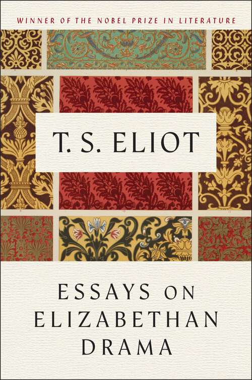 Book cover of Essays On Elizabethan Drama