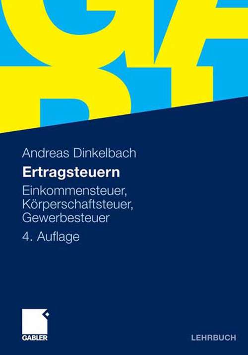 Book cover of Ertragsteuern