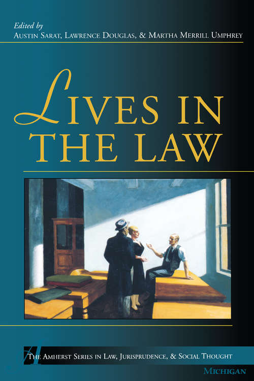 Book cover of Lives in the Law