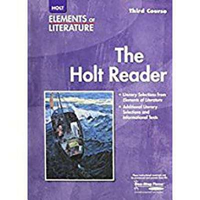 Book cover of Elements of Literature Third Course: The Holt Reader