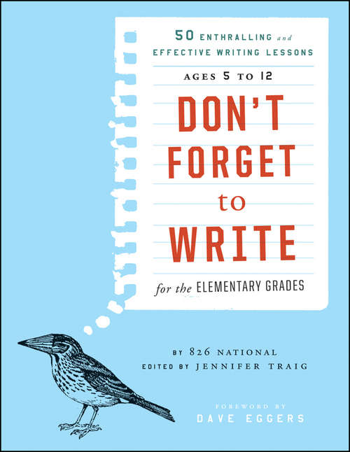 Book cover of Don't Forget to Write for the Elementary Grades