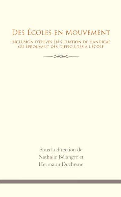 Book cover of Des Ecoles en mouvement