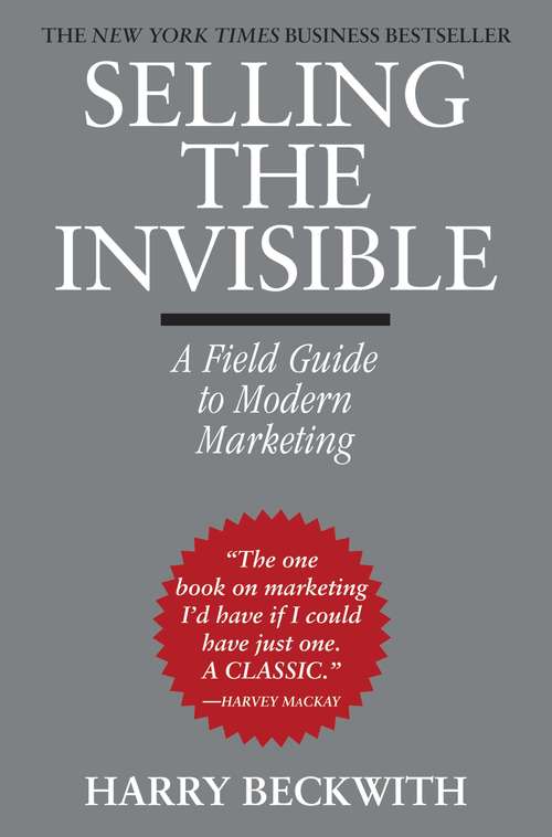Book cover of Selling the Invisible