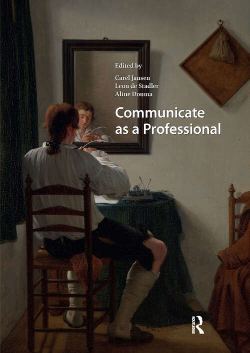 Book cover of Communicate as a Professional (1)