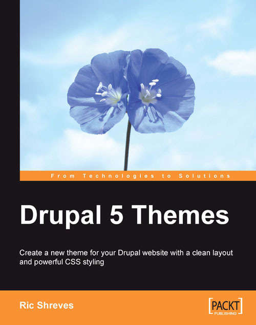 Book cover of Drupal 5 Themes