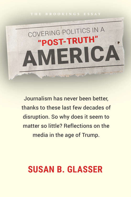 Book cover of Covering Politics in a "Post-Truth" America