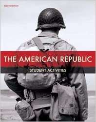 The American Republic: Student Activities
