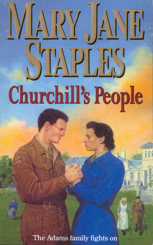 Book cover of Churchill's People: An Adams Family Saga Novel (The Adams Family #14)
