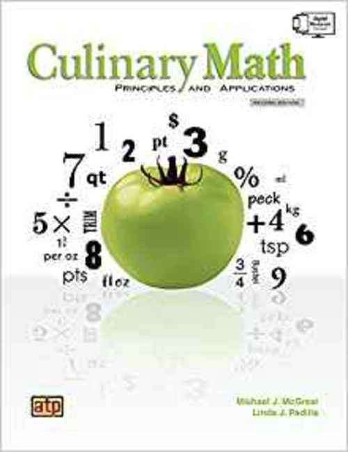 Book cover of Culinary Math: Principles And Applications