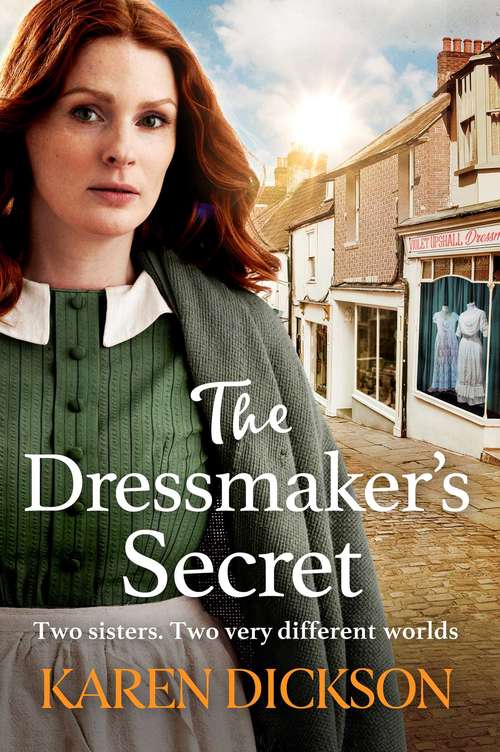 Book cover of The Dressmaker's Secret: A heart-warming family saga – 'Loved it' VAL WOOD