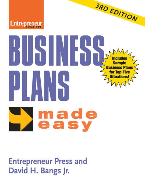Book cover of Business Plans Made Easy