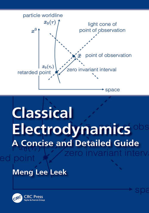 Book cover of Classical Electrodynamics: A Concise and Detailed Guide (1)